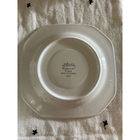 Mikasa Lot of 2 VTG Continental Teacup and Saucer Sets Pink Silk Flowers F 3003 - Picture 9 of 9